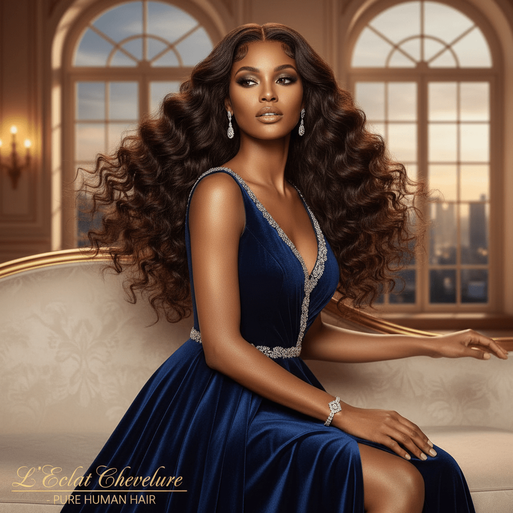 Deep Wave HD Lace Front Wig - 100% Human Hair - Radiant Roots