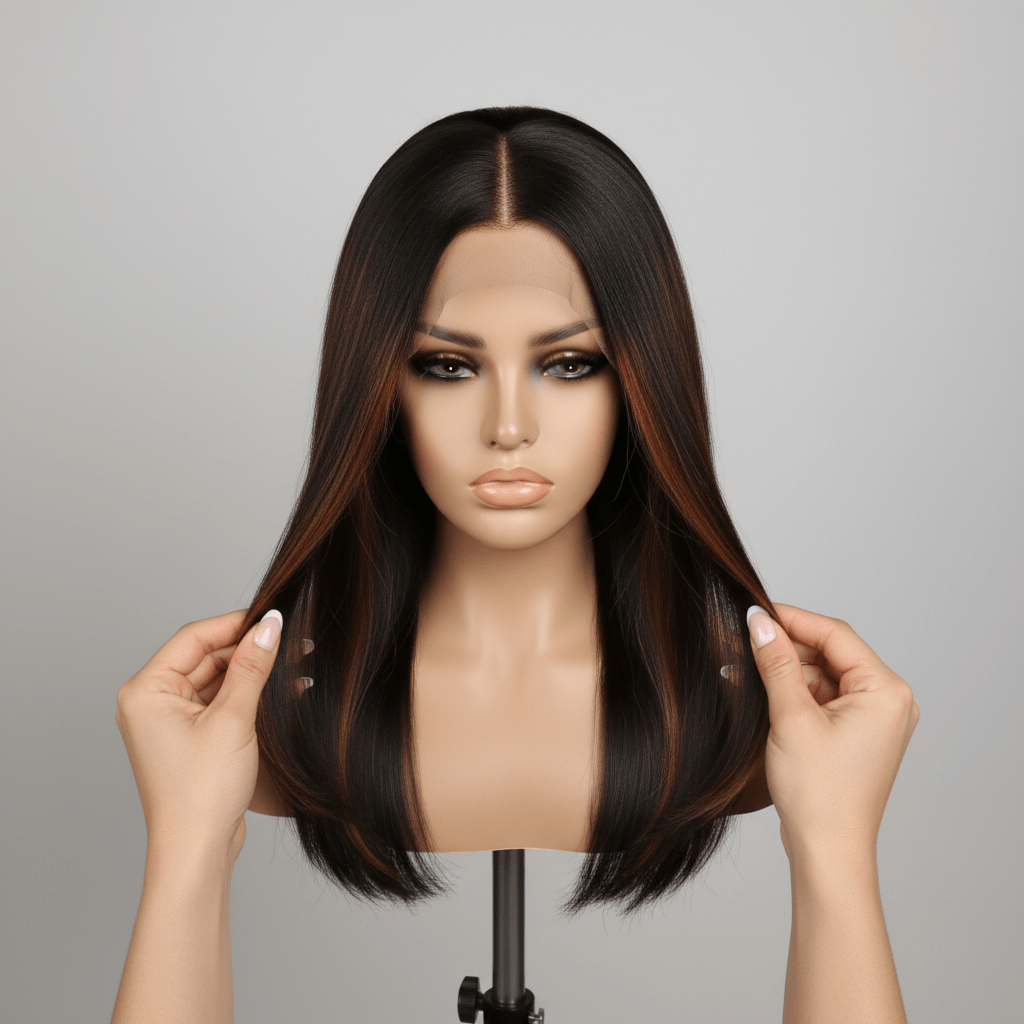 HD Glueless Lace Front Wig - 100% Brazilian Human Hair - Radiant Roots