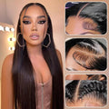 Sleek Human Hair Wig, Glueless - Radiant Roots