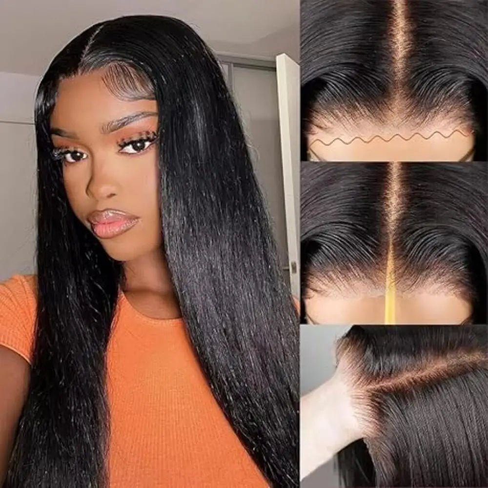 Sleek Human Hair Wig, Glueless - Radiant Roots